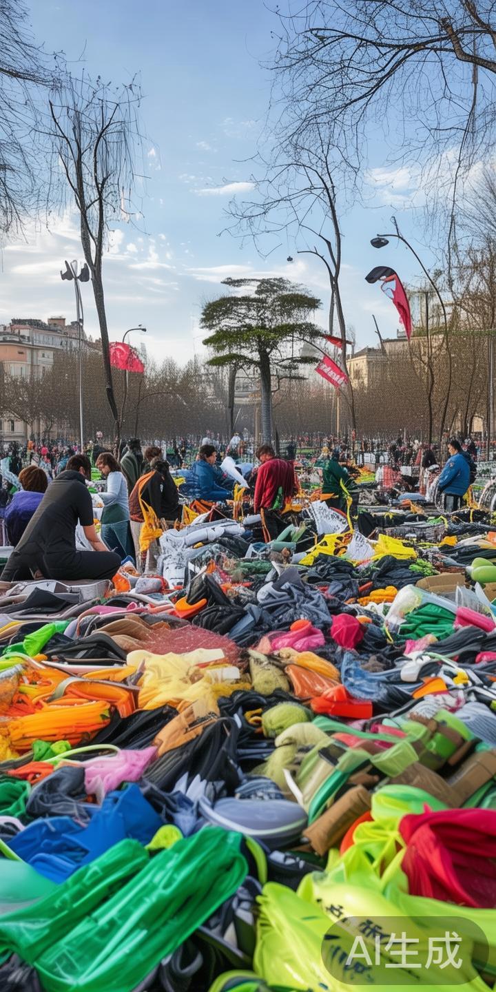 在米兰，许多体育俱乐部和学校都积极参与体育装备的回